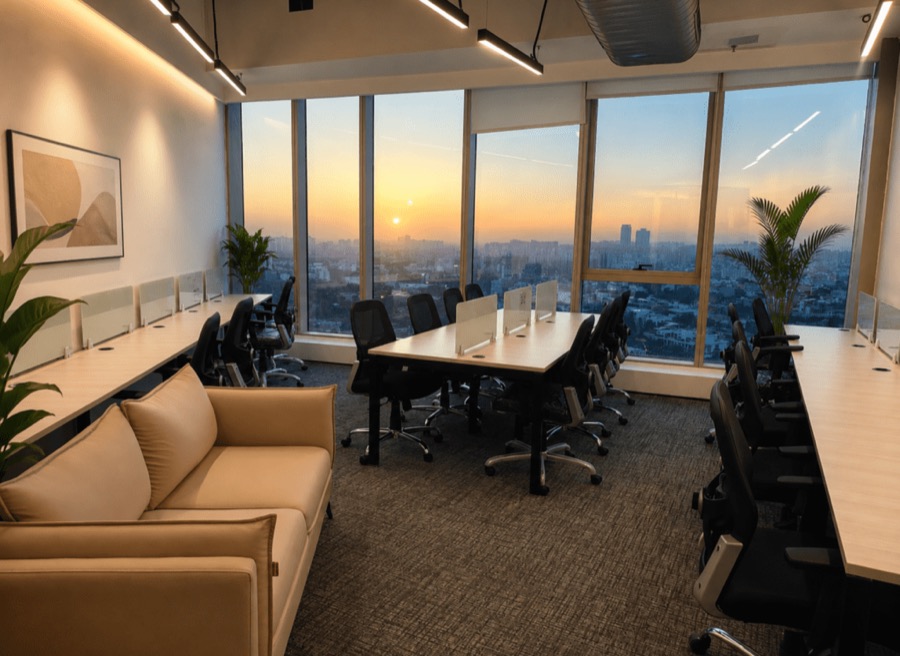 Qaarya coworking space interior