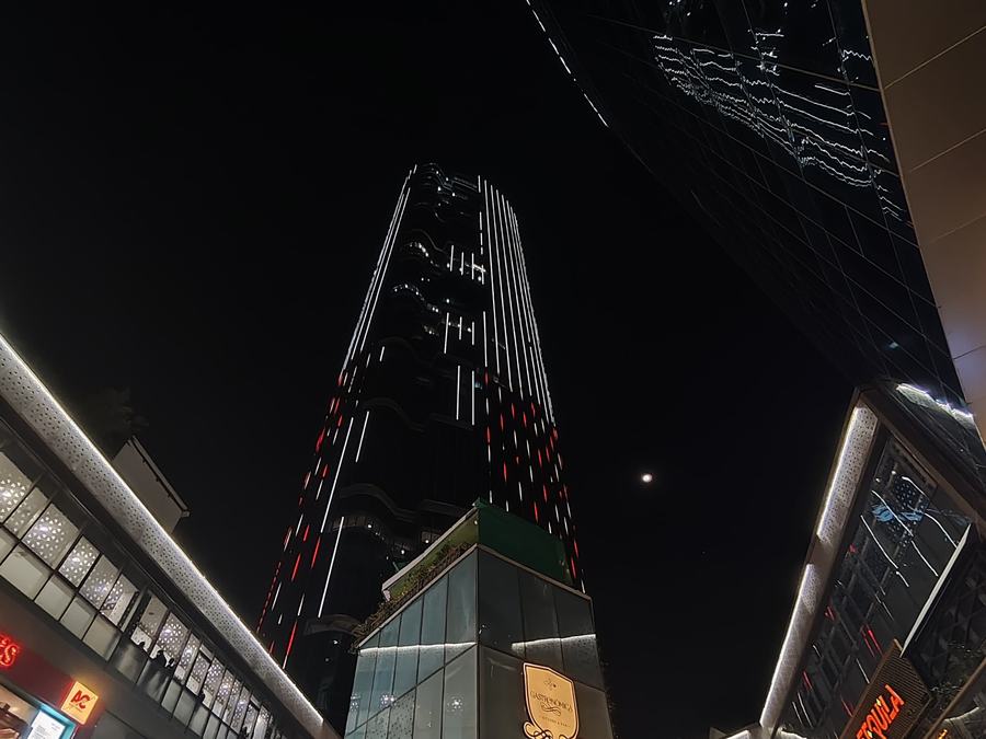M3M IFC tower at night, Sector 66 Gurugram